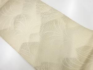 アンティーク　 紗 すすき模様織出し袋帯（材料）